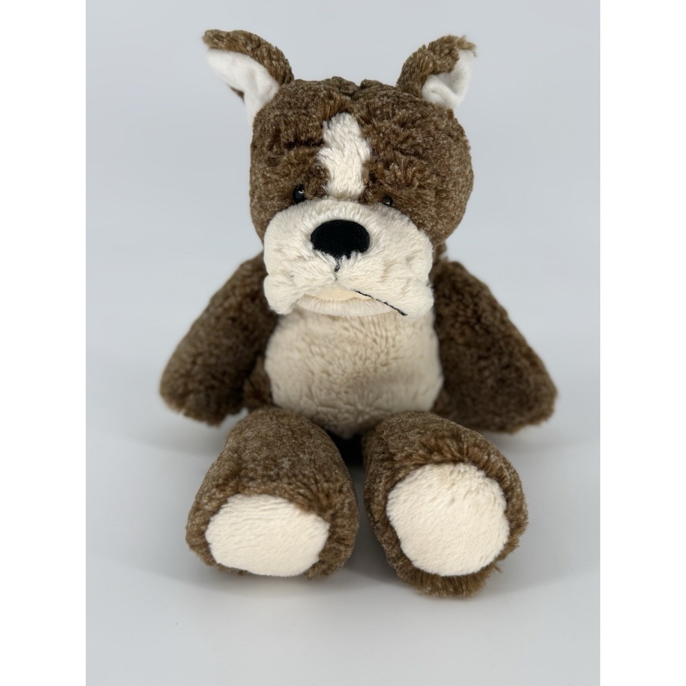 Mary Meyer Plush Bradley Bulldog dog Stuffed Animal‎ Floppy Arm Leg Brown White